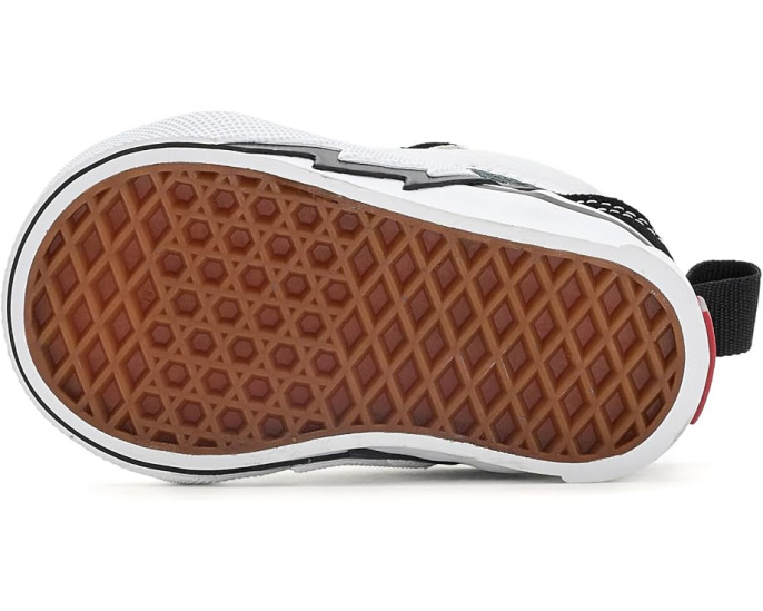 Детские кеды Vans Knu Skool Elastic Lace Bolt черные