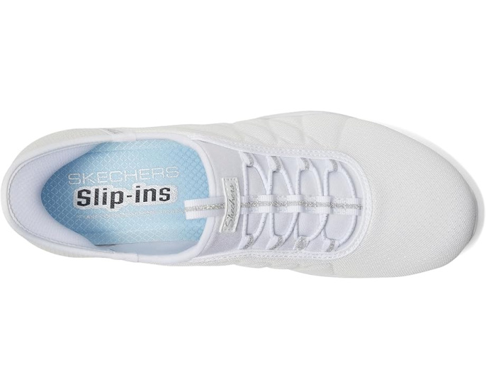 Безшнуровые кроссовки Skechers Brilliance с блестящим верхом