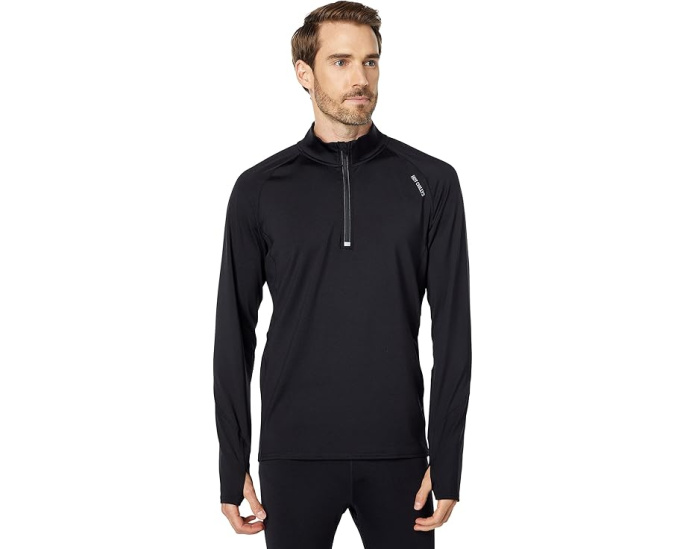 Футболка Hot Chillys Micro-Elite Chamois Zone Zip-T с защитой UPF 30