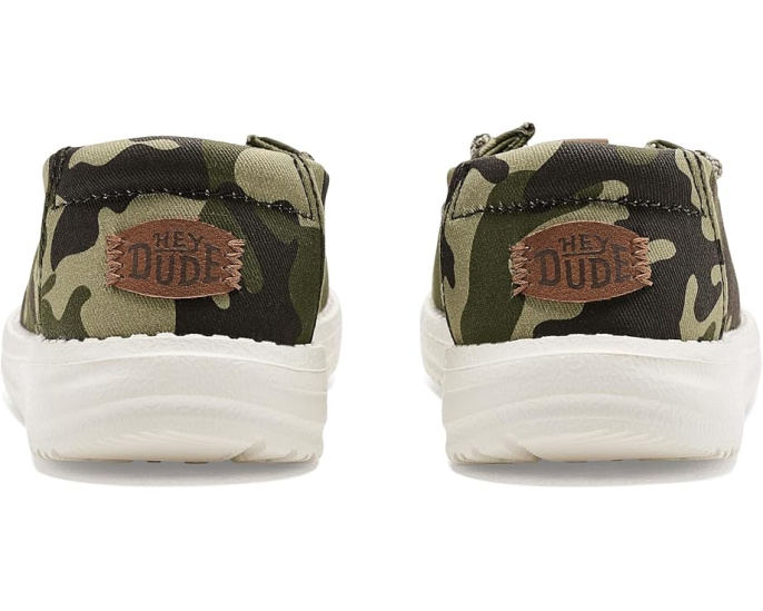 Hey Dude Кроссовки Wendy Essential Camo для детей с камуфляжным принтом