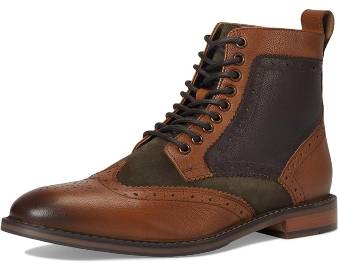 Ботинки Stacy Adams Finnegan Wing Tip с перфорацией и стелькой Memory Foam