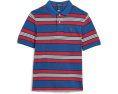 Striped Cotton Mesh Polo Shirt (Big Kid)