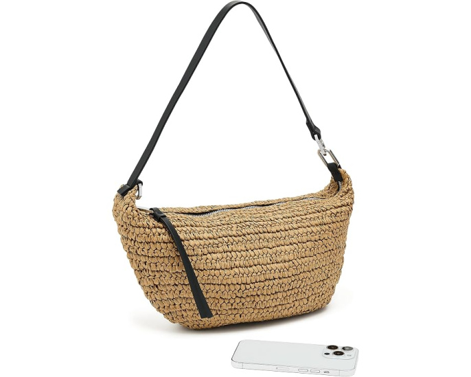 Мини-сумка через плечо AllSaints Luna Micro Paper Bag из переработанных материалов