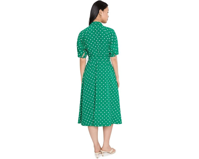 Calvin Klein платье-рубашка Polka Dot Gauze с поясом
