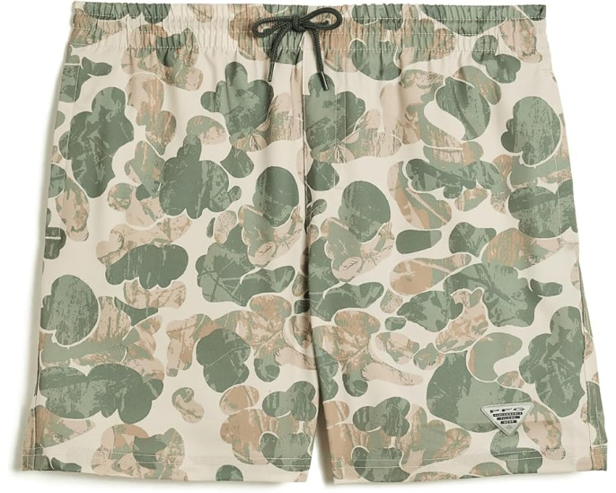 Водные шорты Columbia PFG Rambler Printed для детей с защитой от солнца UPF 50