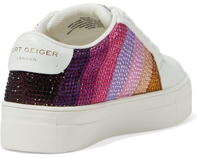 Кроссовки Mini Laney Crystal Stripe с кристаллами и разноцветными полосками
