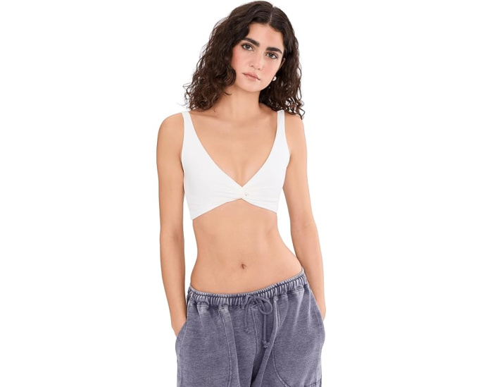 Реверсивный топ FP Movement Never Better Twist Crop с глубоким вырезом