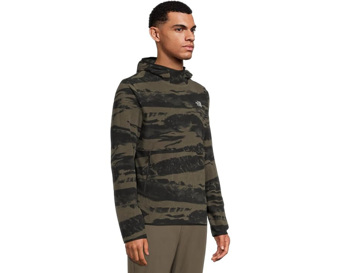 Толстовка The North Face Glacier Fleece с принтом и капюшоном из микрофлиса
