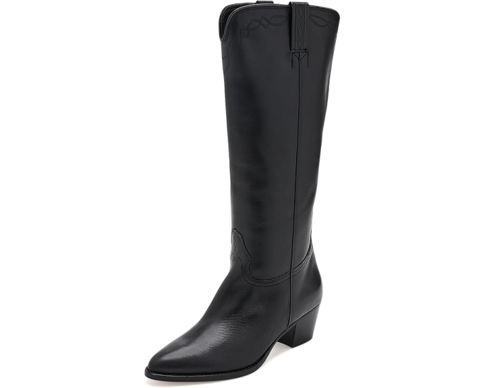 Сапоги кожаные Harpher Lauren Ralph Lauren высокие