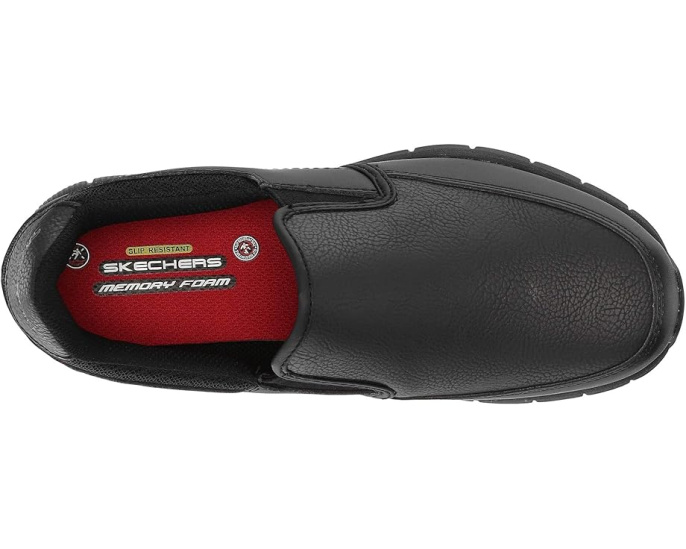Рабочие туфли SKECHERS Work Nampa Annod без шнуровки с Memory Foam