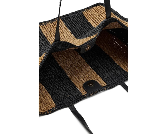 Вместительная сумка-тоут Large Tote с полосатым дизайном от Rebecca Minkoff