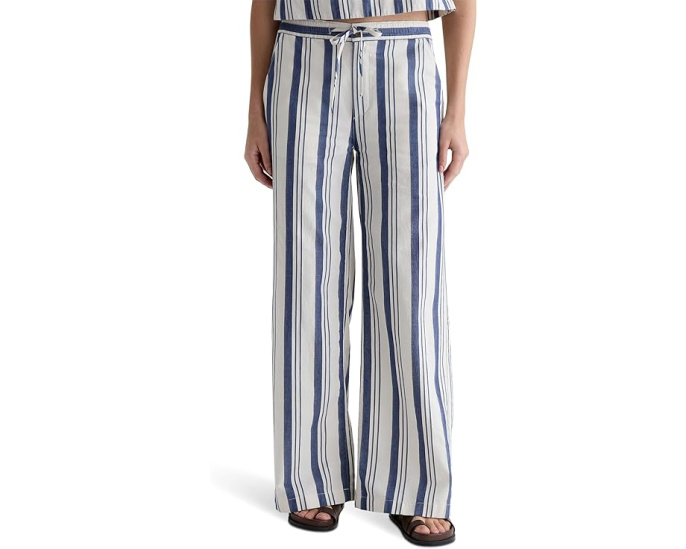 Брюки Carolyn Pull On Wide Leg от AG Jeans с полоской