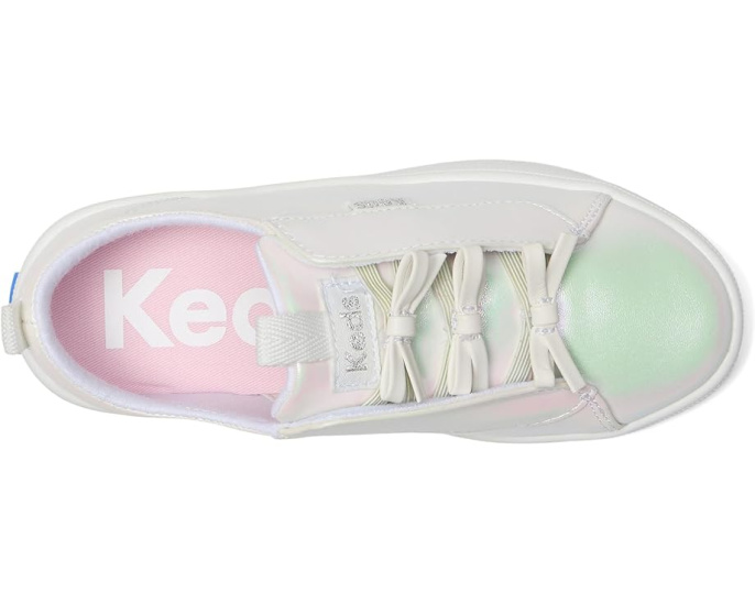 Слипоны Keds Kids Kara с бантиком на PU-верхе