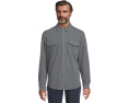 Tommy Bahama Длинная рубашка Fireside Coast с начесом и отделкой из шамбри