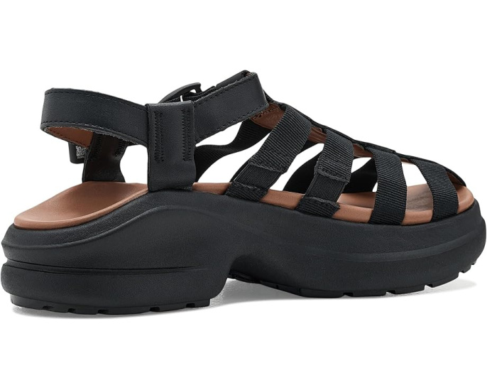 Сандалии Chaco Cushform Fisherman на платформе с кожаным верхом