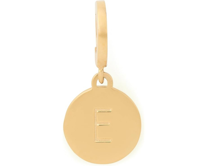 Подвеска Kate Spade New York Mini E с гравировкой из латуни