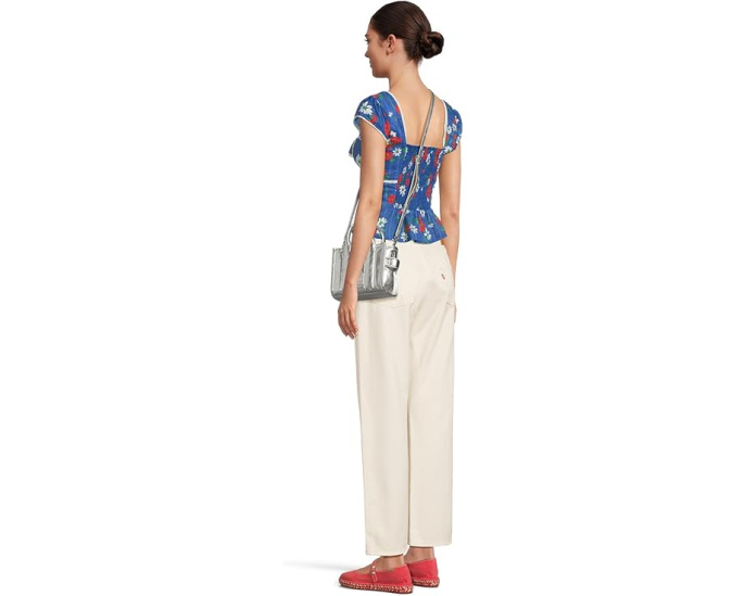 Металлическая сумка-тоут Marc Jacobs The Metallic Leather Crossbody Tote Bag
