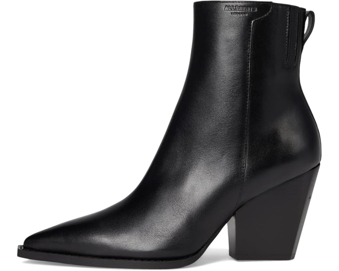 Ботильоны AllSaints Rizzo из мягкой кожи с квадратным носком