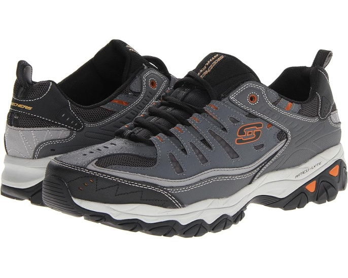 Тренировочные кроссовки SKECHERS Afterburn с технологией Memory Foam