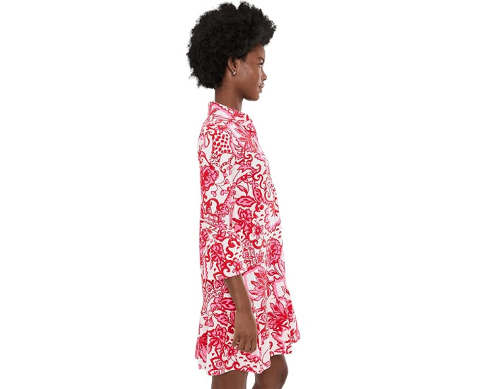 Платье Lilly Pulitzer Delany с воротником и оборками