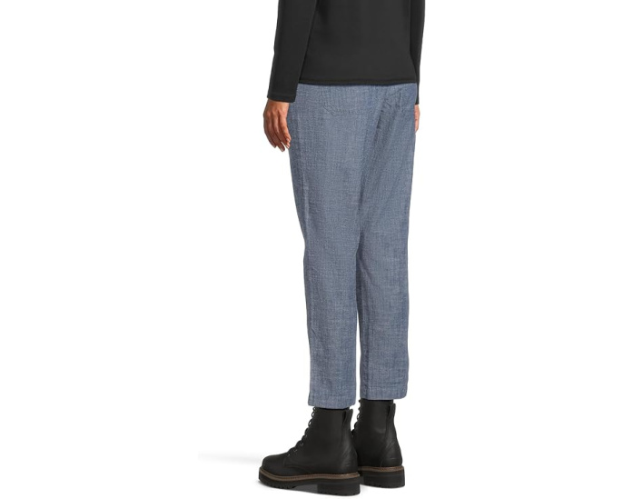 Укороченные брюки-чинос L.L.Bean Petite Lakewashed с зауженным силуэтом и поясом на резинке