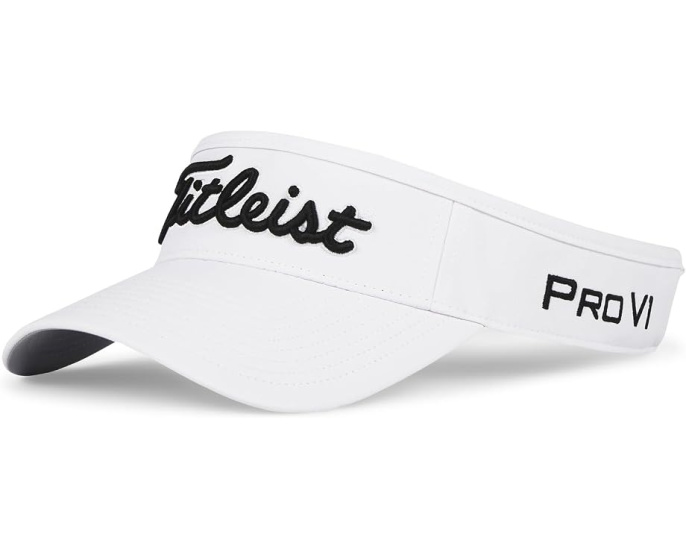 Козырек Titleist Tour Performance Visor бело-черный
