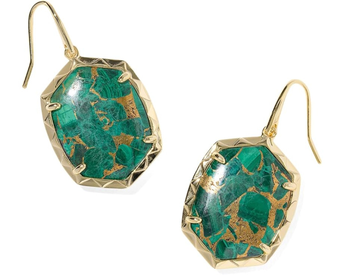 Kendra Scott серьги-капли Daphne Drop с золотым покрытием