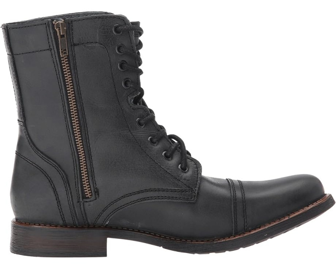 Ботинки Steve Madden Troopah-C с гладкой кожей и боковой молнией