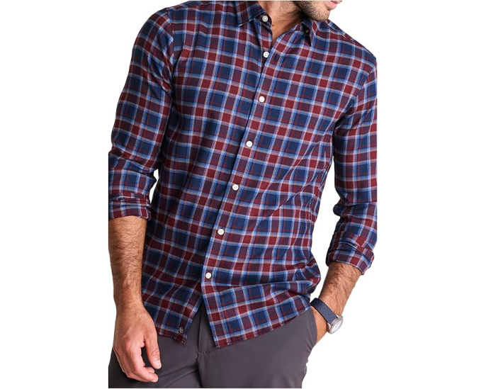 Рубашка Vineyard Vines Jethro из ткани Tech Twill в клетку