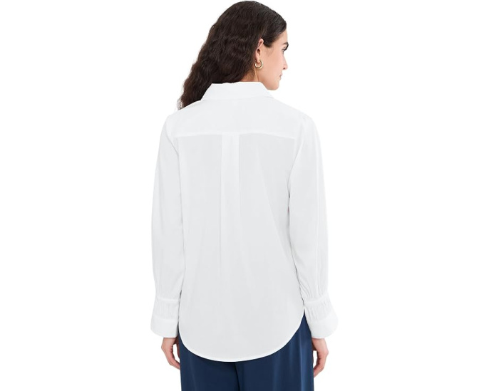 Блуза Adjustable Sleeve Button Front Woven Top Liverpool Los Angeles с регулируемыми рукавами