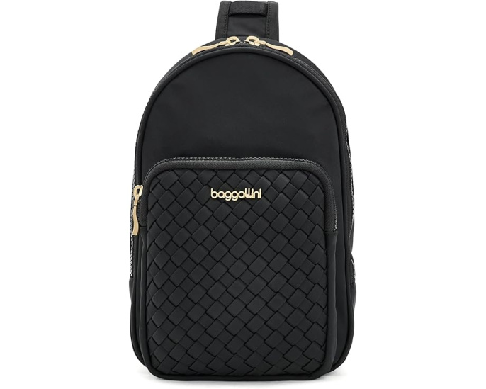 Сумка через плечо Waverly Woven Baggallini с плетеным узором