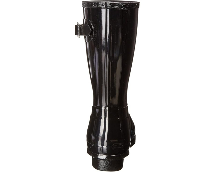 Резиновые сапоги Hunter Original Short Gloss укороченные с декором
