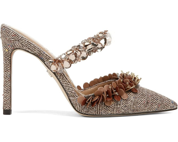 Босоножки Athena Sam Edelman на шпильке с острым носком и декоративными элементами