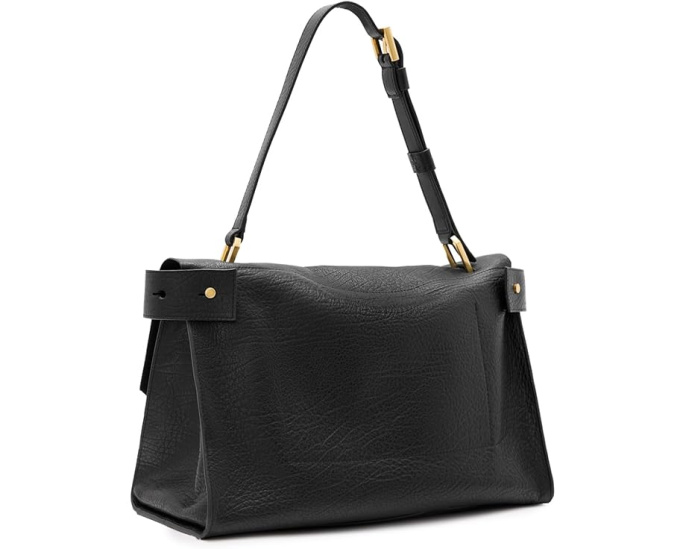 Сумка AllSaints Ursa Grain Satchel из кожи