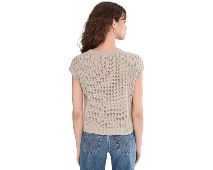 Топ Splendid Anderson Sweater Tank серый