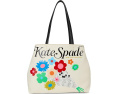 Сумка тоут Kate Spade New York Fresh Picks с цветочным принтом из хлопка