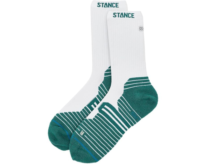 Носки Stance Fairway Ribbed Crew с белыми ребристыми манжетами