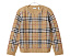 Свитер Burberry Kids Patrick Check из шерсти с клетчатым узором