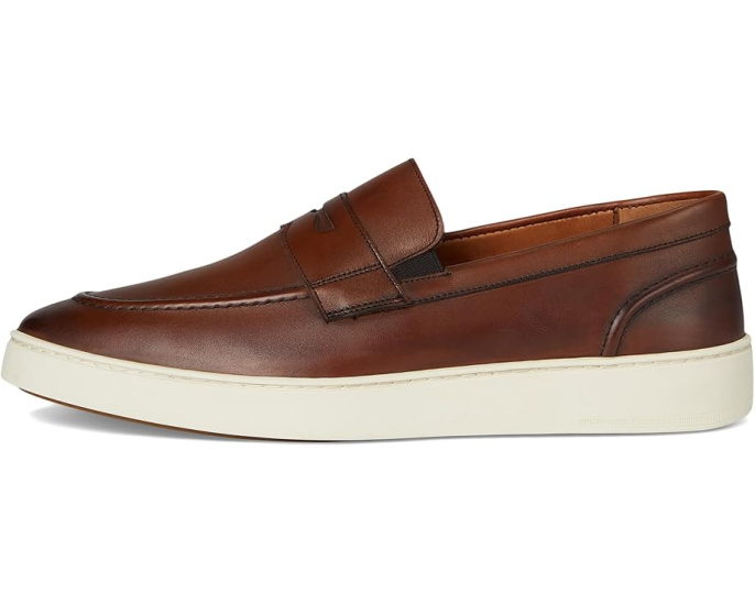 Слипоны Allen Edmonds Randolph 2.0 Slip-on Sneaker из кожи с эластичными вставками