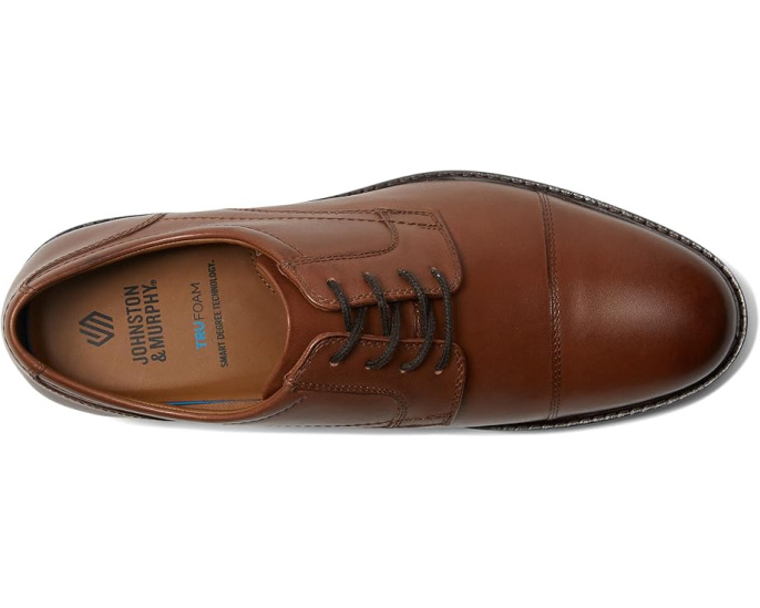 Туфли Johnston & Murphy Mason Cap Toe со стелькой TRUFOAM