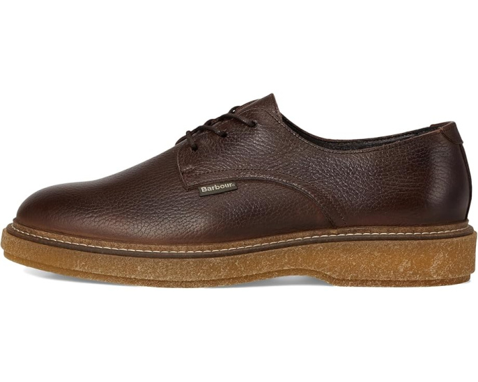Туфли Derby Barbour Harefield из кожи и замши с подошвой креп