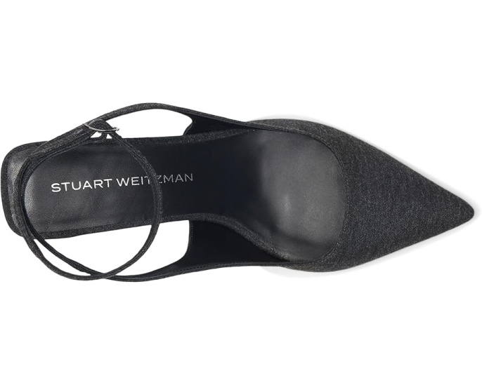 Stuart Weitzman Туфли Vinnie 50 на тонком каблуке с ремешком на щиколотке