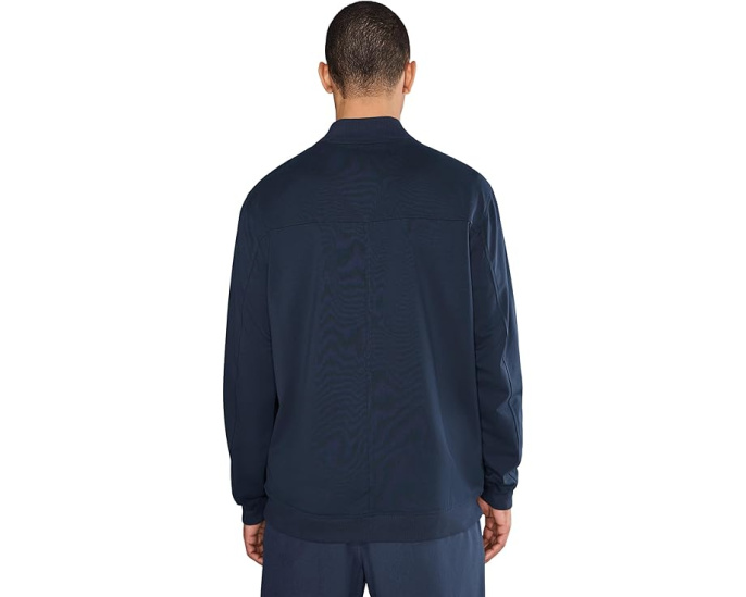 Бомбер TravisMathew Stretchknit Bomber с застежкой-молнией и косыми карманами
