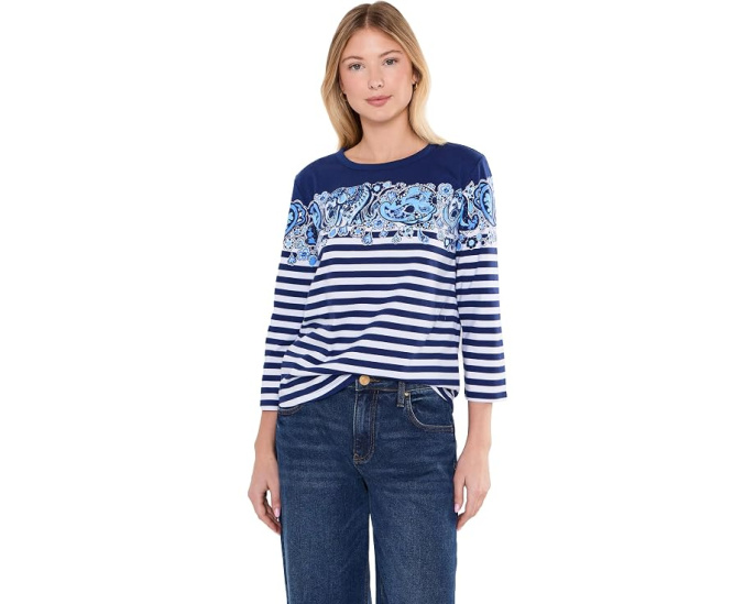 Топ Lilly Pulitzer Clairmont с рукавом 3/4