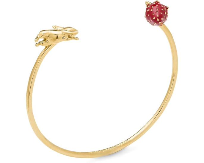 Браслет-манжета Kate Spade New York Secret Garden Strawberry Cuff