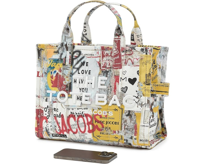 Средняя сумка-тоут Marc Jacobs The Pop Americana Canvas