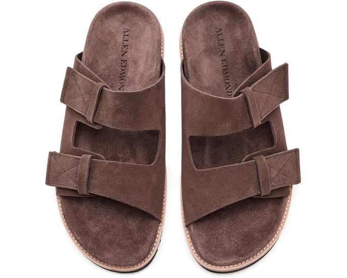 Сандалии Allen Edmonds Seagrove на ремешках с замшевым верхом