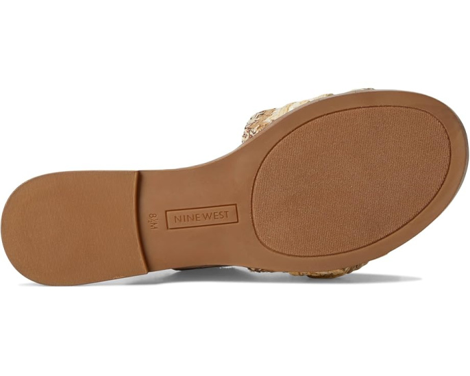 Сандалии Nine West Poland с плетеным дизайном на плоской подошве