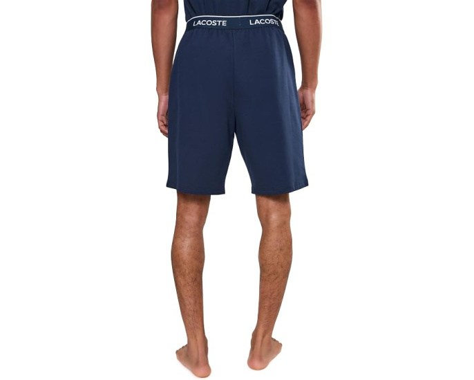 Straight Fit Fleece Pajama Shorts