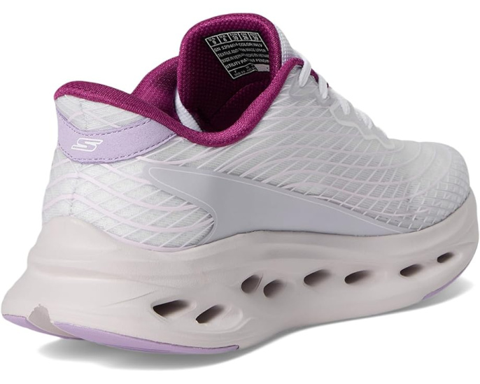 Кроссовки SKECHERS Max Cushioning Glide Step Sapphire Hands Free Slip-Ins с подошвой Goodyear